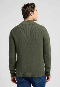 Lee LONG SLEEVE HALF_ZIP - Maglione - olive gray