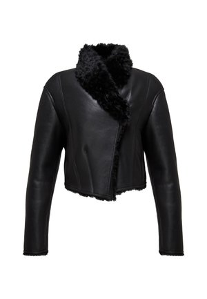 Leren jas - black