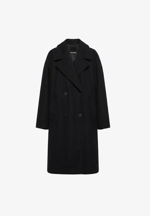 PULL&BEAR, DOUBLE-BREASTED - COAT - Manteau classique - black