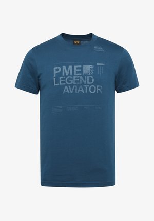 Print T-shirt - blue