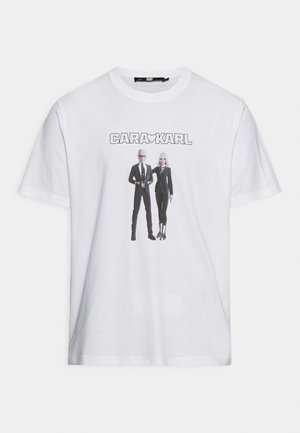 T-Shirt print - white