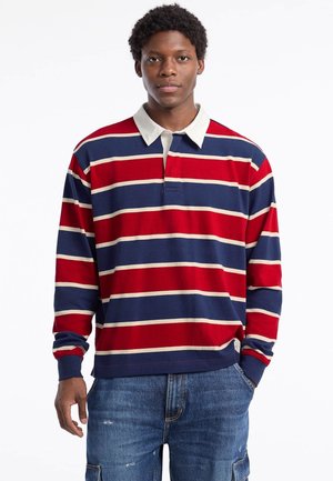 GESTREIFTES RUGBY - Polo shirt - rot merf