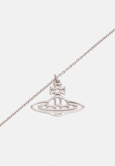 Vivienne Westwood THIN LINES SHORT FLAT PENDANT UNISEX - Κολιέ - silver-coloured