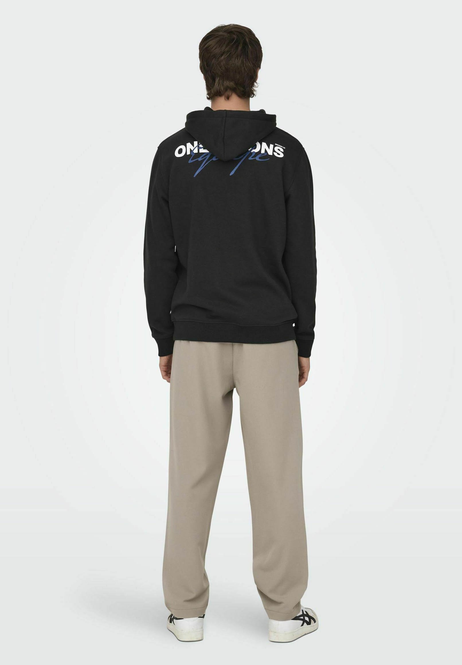 Sweat-shirt Homme ONLY & SONS - Marque Danoise, Coupe Confort, Style Casual Décontracté