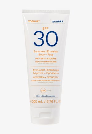 KORRES SUNSCREEN EMULSION BODY + FACE SPF30 - Sonnenschutz
