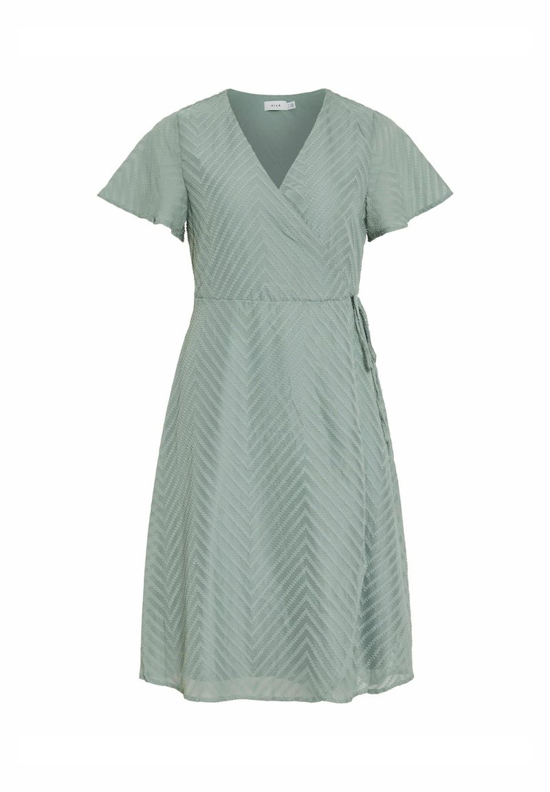 Vila Petite Jurk groen gemêleerd Vila Petite Jurk groen gemêleerd
