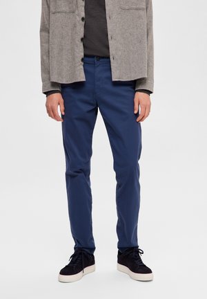 SLH175-SLIM NEW MILES FLEX PANT - Pantalones chinos - insignia blue