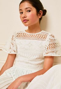 Lipsy FLUTTER SLEEVE REGULAR FIT - Buksedragter - white