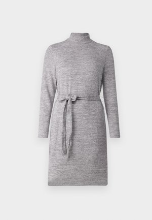 Vero Moda Petite, VMBELLA SHORT DRESS  - Φόρεμα-πουλόβερ - light grey