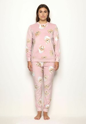 TEDDY SPA TIME SET - Conjunto de pijama - rose with print