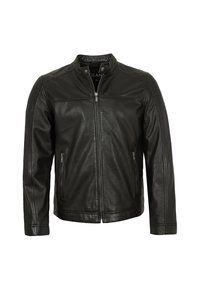 Lederjacken24 - Leather jacket - schwarz Thumbnail Image 1