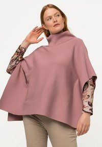 Ulla Popken Pončo - berry