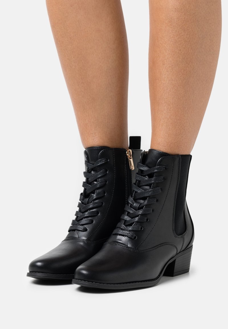 Anna Field Stivaletti stringati - black
