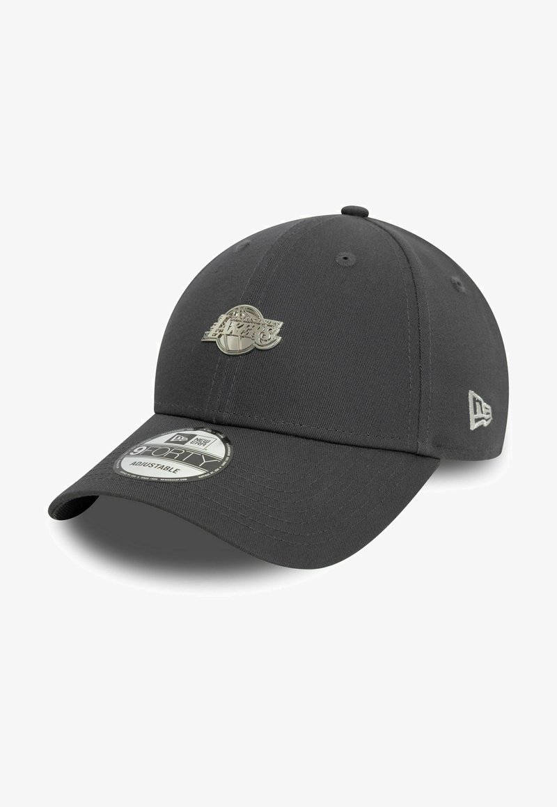 New Era 9FORTY STRAP METAL PIN LOS ANGELES LAKERS - Casquette - charcoal