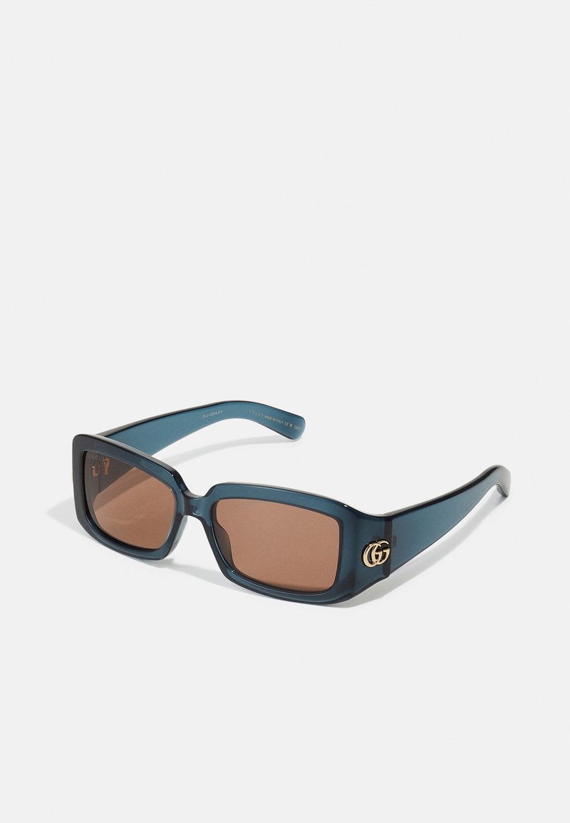 Gucci RECTANGULAR/SQUARED UNISEX - Akiniai nuo saulės - blue brown