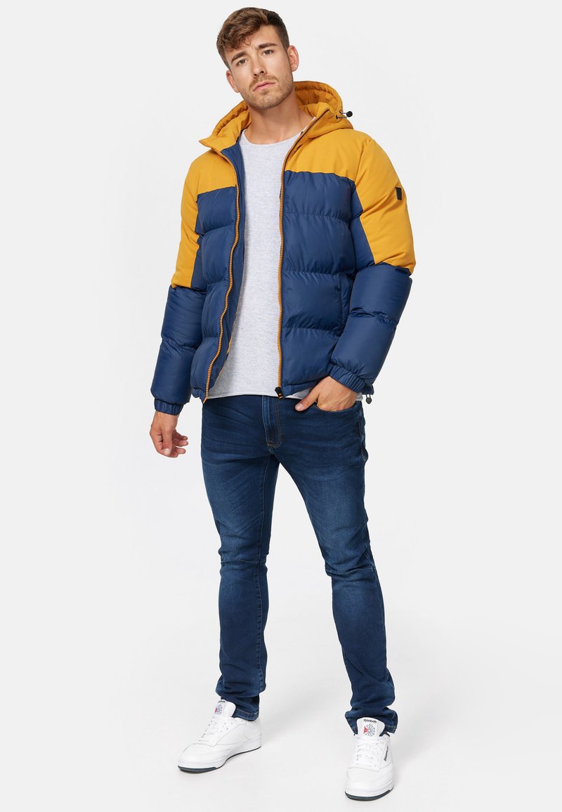 INDICODE JEANS DANIX Veste d'hiver navy/bleu marine