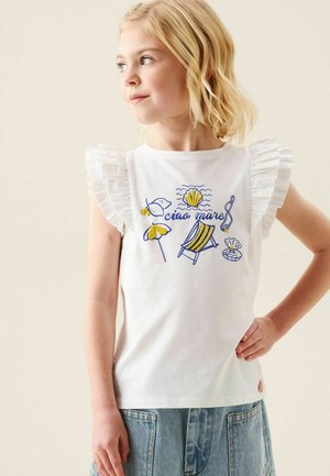 Angel & Rocket, Printtipaita - white