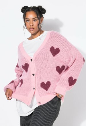 Strickjacke - pink