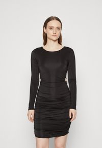 Guess - ALEXIA DRESS - Jerseykjole - jet black Miniatyrbilde 1