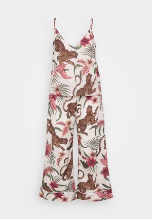 Desmond & Dempsey, WOMENS WIDE LEG SET - Nachtwäsche Set - white
