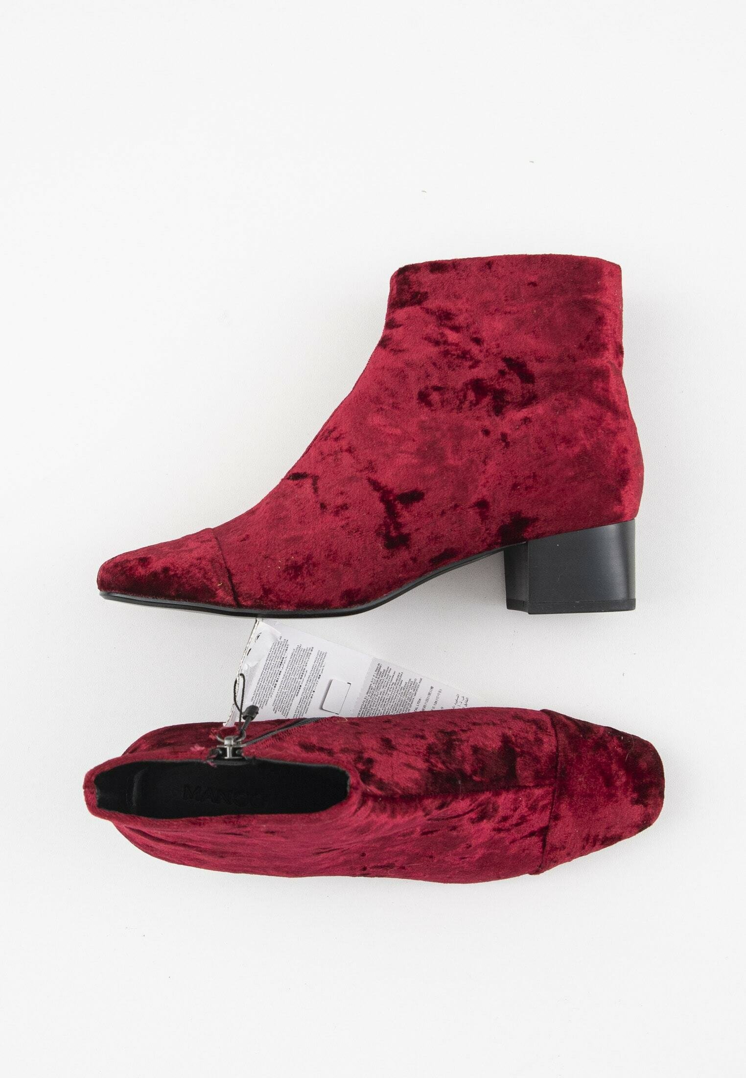 Mango Botines - red/rojo - Zalando.es