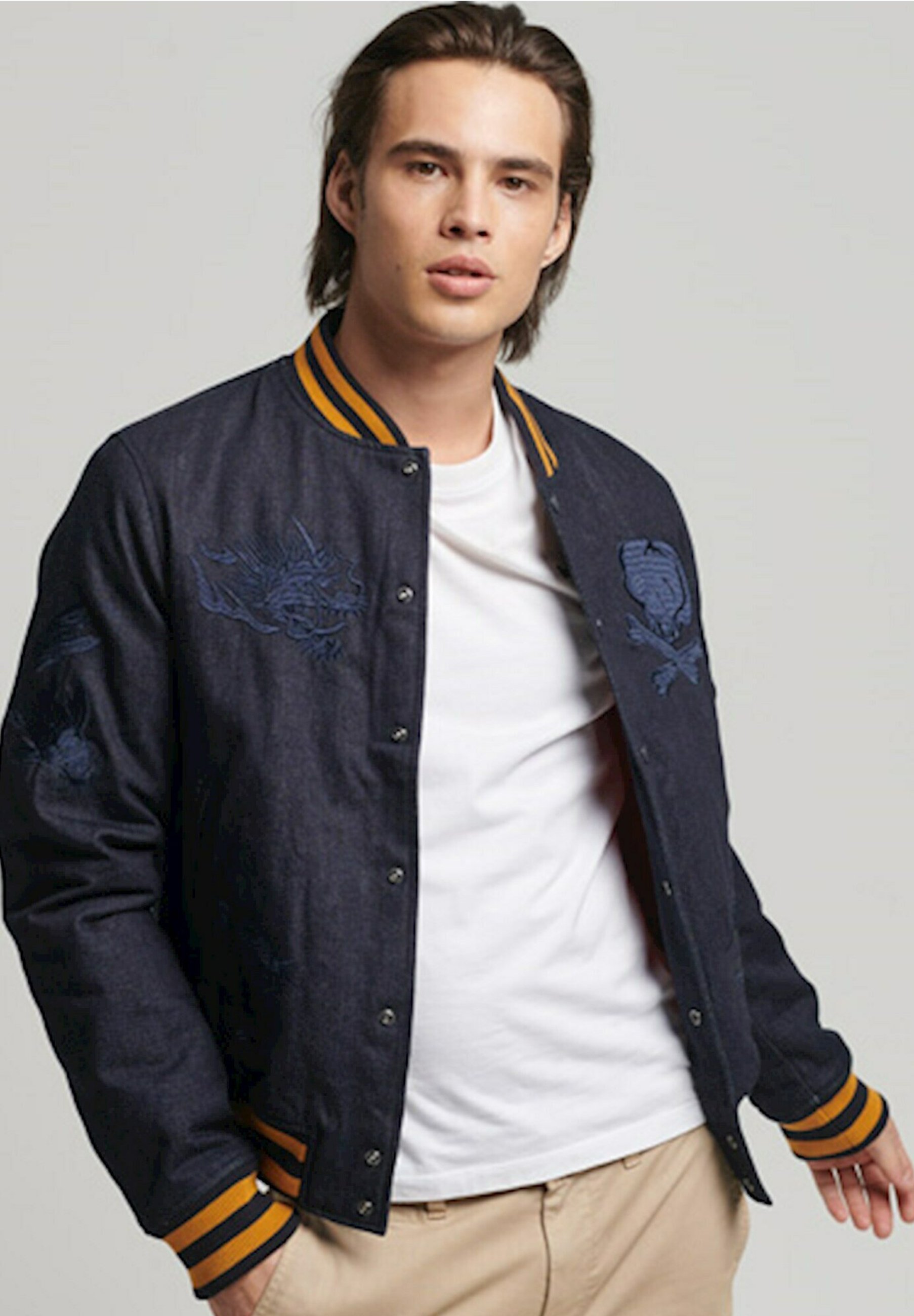 Superdry VINTAGE INDIGO VARSITY 