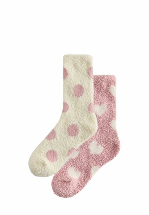 Next, COSY ANKLE SOCKS 2 PACK - Ponožky - pink cream