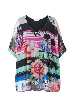 MIAMODA, Camiseta estampada - black