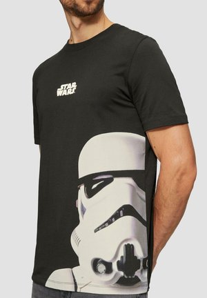 s.Oliver MIT STARWARS®  - T-shirt print - schwarz