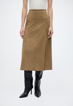ALEDRA SKIRT - A-lõikeline seelik - 535 khaki
