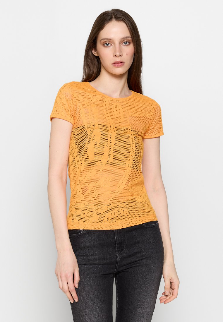 Diesel T-shirt basic oranje