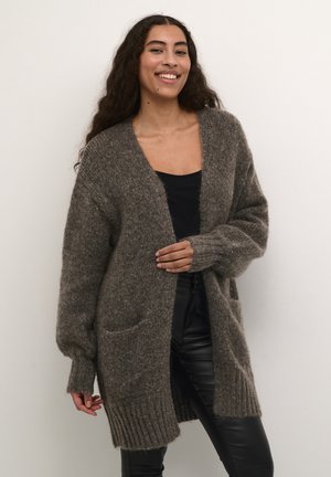 Kaffe TRINA - Vest - major brown melange