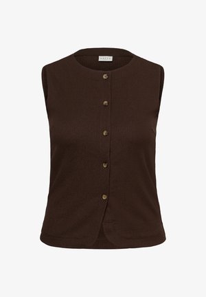 Kaffe Curve, KCKRISTIN WAISTCOAT - Veste sans manches - coffee bean