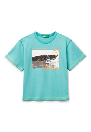 United Colors of Benetton T-shirt print - green