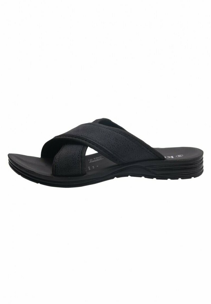 Herren Sandalen | kinetix LINNES FX Pantolette flach black/schwarz - PJ53315 Herren Sandalen | kinetix LINNES FX Pantolette flach black/schwarz - PJ53315