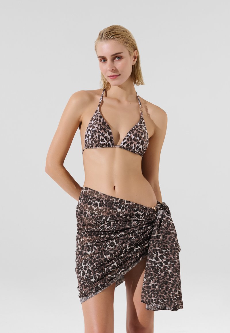 KARL LAGERFELD SHEER LEOPARD PRINT - Accessorio da spiaggia - signature leopard