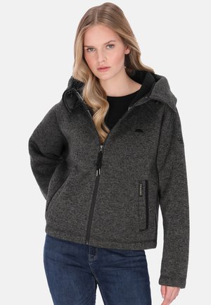 Kardigán - dark grey melange