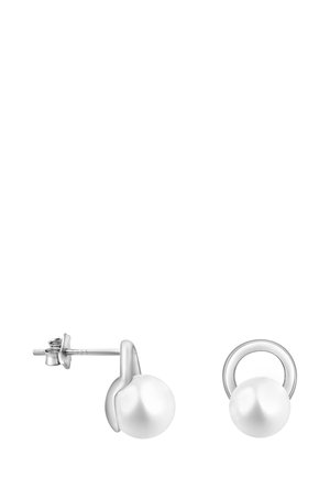 CIRCLE PEARL - Øreringe - silver-coloured