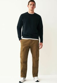 Next REGULAR FIT STRAIGHT LEG STRETCH - Chino hlače - tan brown