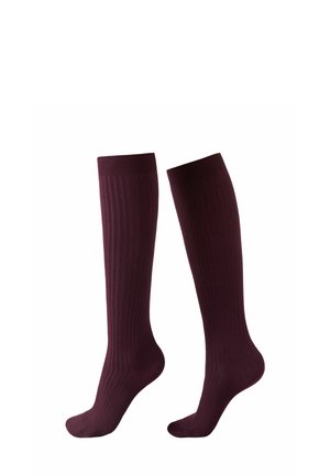 Calcetines hasta la rodilla - bordeaux