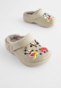 Next Sabots - mickey mouse stone natural