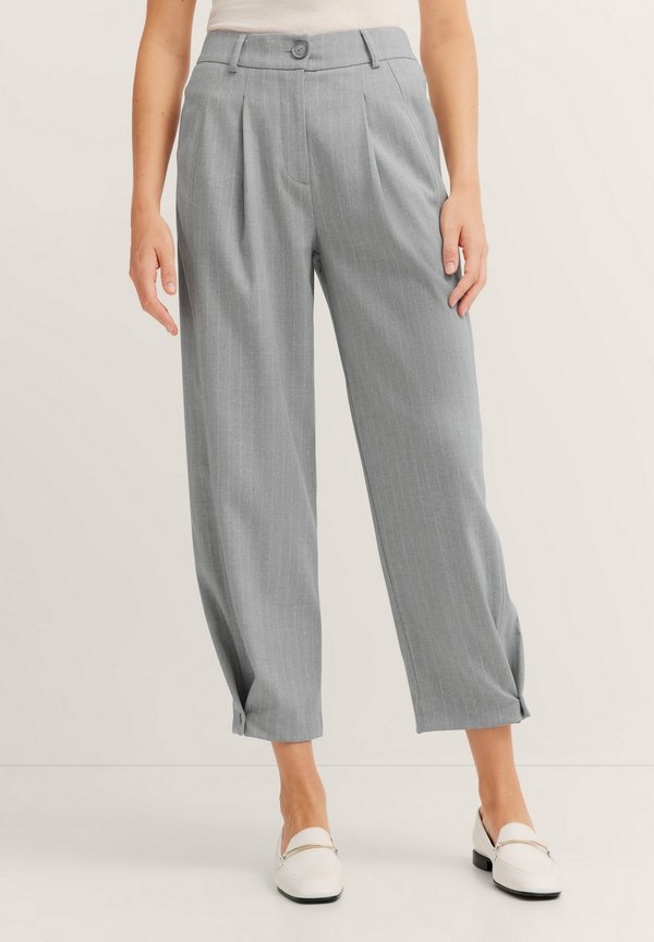 STRIPES - Stoffhose - grau