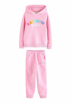 REGULAR FIT - RAINBOW CLUB AND JOGGERS SET  . - Verryttelypuku - pink