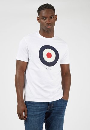 TARGET TEE - Print T-shirt - white