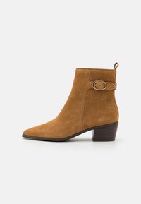 LEATHER - Botines -  cognac