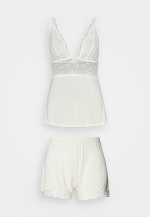 LASCANA BRIDE SHORTY - Pyjama - ecru