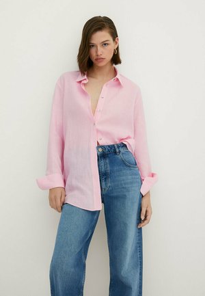 Button-down blouse - pink