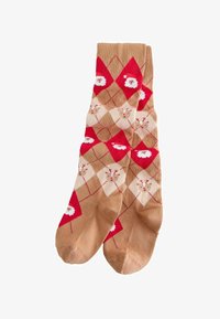 Niet geselecteerd, neutral red santa argyle