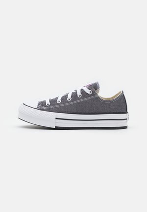 CHUCK TAYLOR ALL STAR LIFT GLITTER PLATFORM - Sneakers basse - black/silver/natural ivory