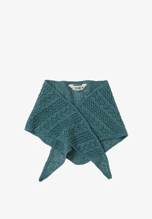 FatFace, POINTELLE TRIANGLE SCARF - Scarf - teal blue